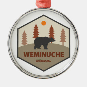 Weminuche Wilderness Colorado Bear Ornament Aus Metall