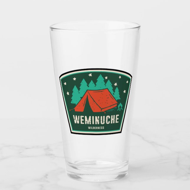 Weminuche Wilderness Colorado Camping Glas (Vorderseite)