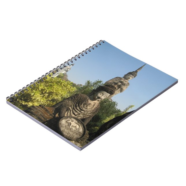 Wen beten Sie? Nong Khai, Isaan, Thailand Notizblock (Linke Seite)