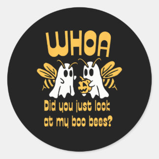 Wen hast du gerade auf meine Boobienen geschaut, d Runder Aufkleber