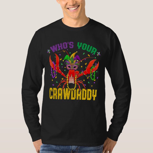 Wen Ihr Crawdaddy Crawfish Jester Beads Funny Ma T-Shirt (Vorderseite)