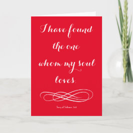 Wen mein Soul romantisch Liebe Karte