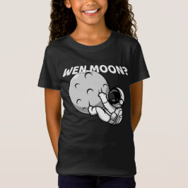 Wen Moon? - Funny Crypto Astronaut Meme T-Shirt