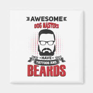 Wen Phantastischer Hund Masters Tattoo Beard _1 Magnet