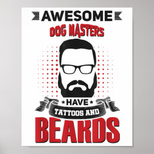 Wen Phantastischer Hund Masters Tattoo Beard _1 Poster