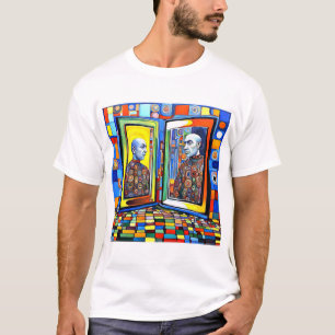 Wen siehst du im Spiegel? T-Shirt