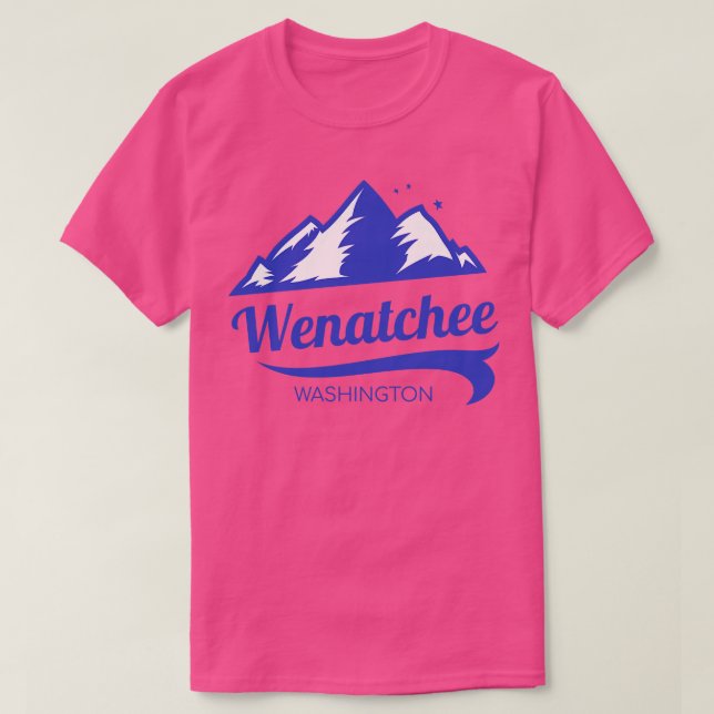 Wenatchee Mission Ridge ski Washington 1 T-Shirt (Design vorne)