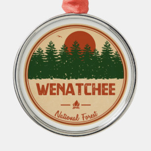 Wenatchee-Nationalwald Ornament Aus Metall