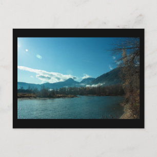 Wenatchee River, Leavenworth WA Mini Print Postkarte