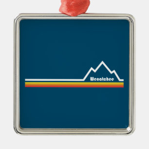 Wenatchee Washington Ornament Aus Metall