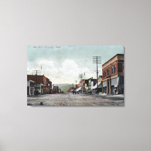 Wenatchee, WashingtonView der Hauptstraße Leinwanddruck