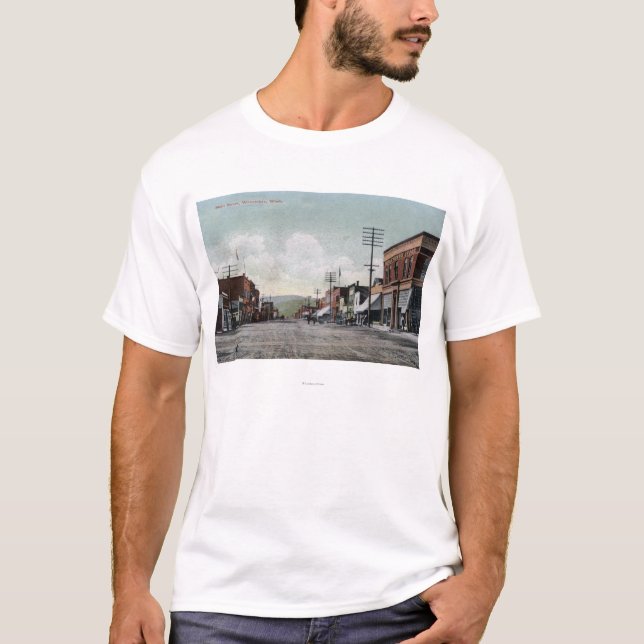 Wenatchee, WashingtonView der Hauptstraße T-Shirt (Vorderseite)