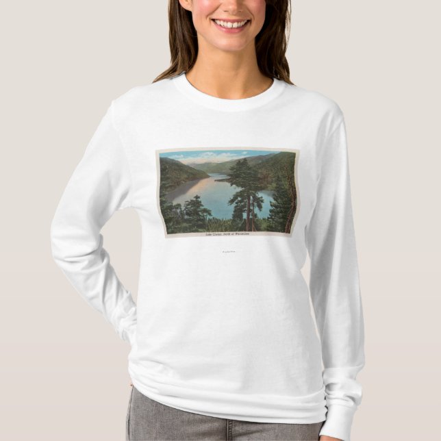 Wenatchee, WAView von See Chelan T-Shirt (Vorderseite)