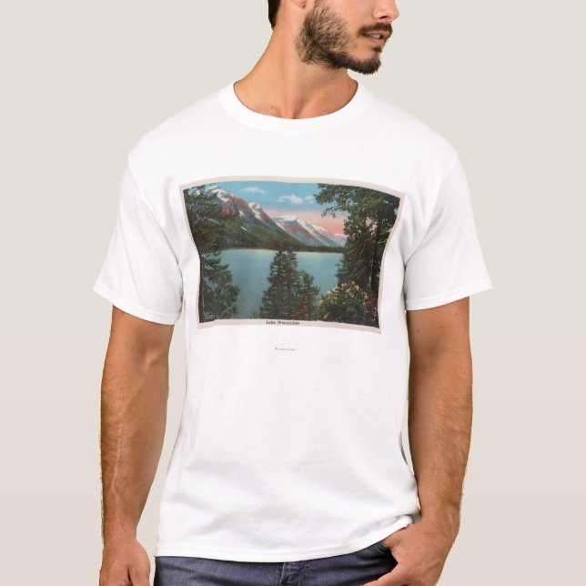 Wenatchee, WAView von See Wenatchee T-Shirt (Vorderseite)