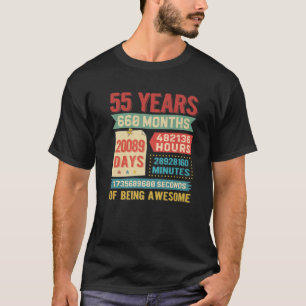 Wende 55 Jahre alt 55. Geburtstag Dekorationen BDA T-Shirt