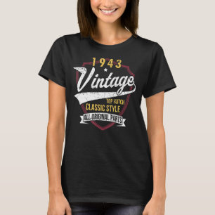 Wende 80 Geburtstagsdekorationen Männer 80. BDay 1 T-Shirt