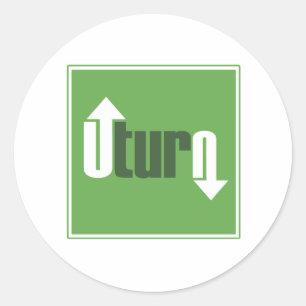 Wende Runder Aufkleber