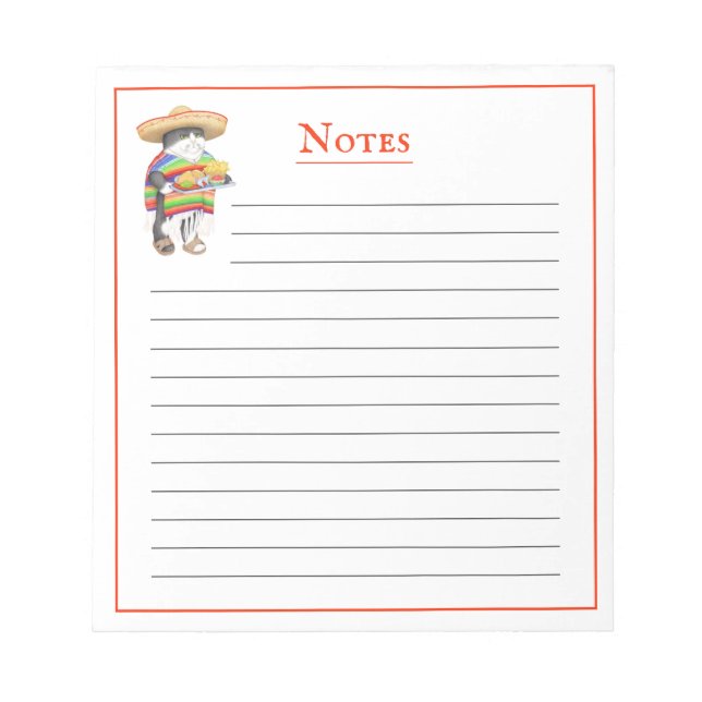 WENDELITO 5.5"x6" Notepad + Linien Notizblock (Vorderseite)