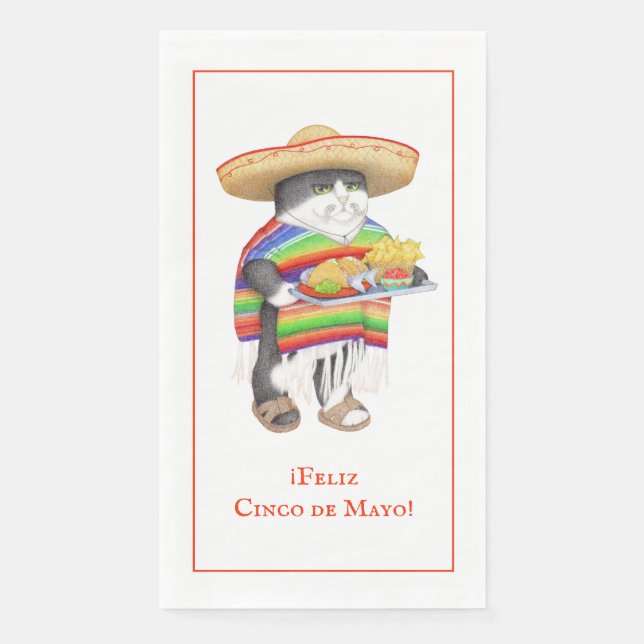 WENDELITO Cinco de Mayo Guest Towel Napkin Serviette (Vorderseite)