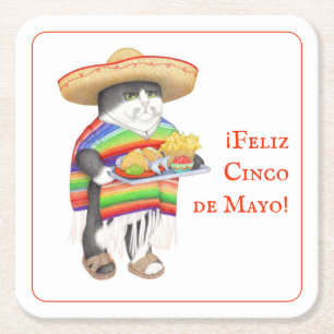 WENDELITO Cinco de Mayo Square Untersetzer