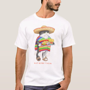 WENDELITO essen mehr Tacos Männer T - Shirt