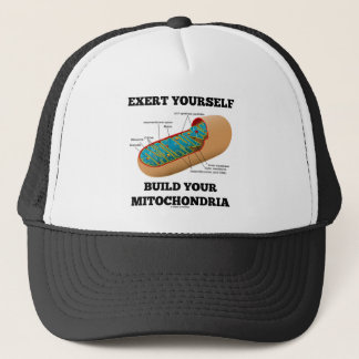 Wenden Sie sich Gestalt Ihre Mitochondrien an Truckerkappe