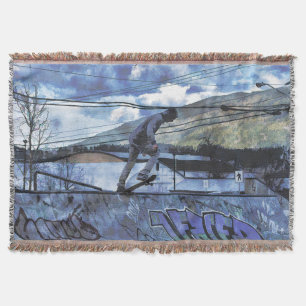 Wendepunkt - Skate-boarder Outdoor Sport Decke