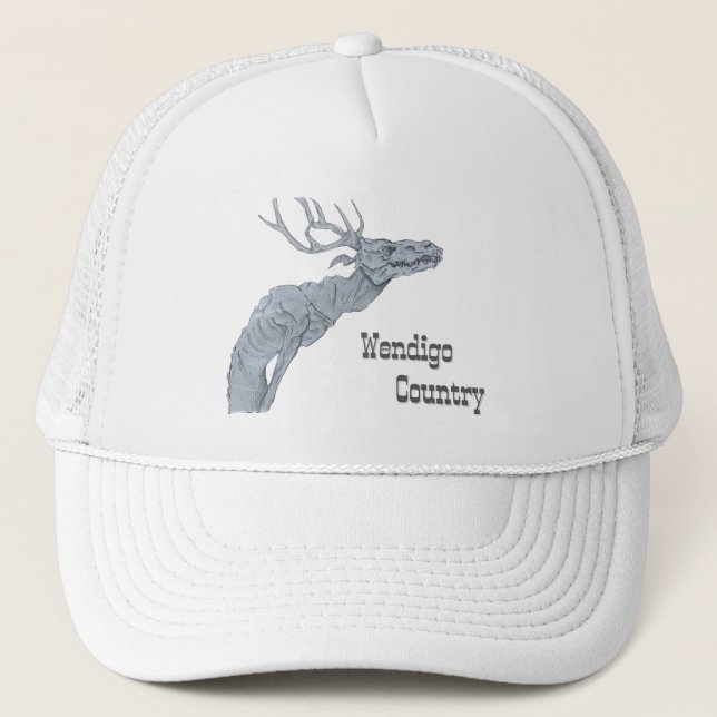 Wendigo Country Algonquian Folklore Trucker's Hat Truckerkappe (Vorderseite)
