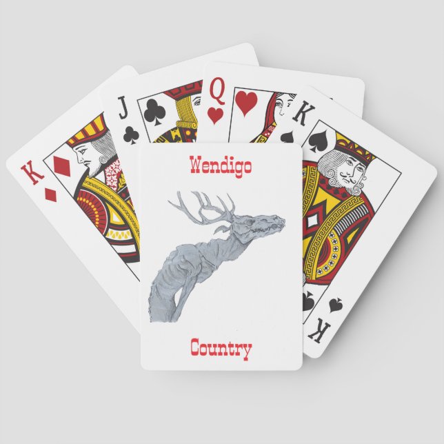 Wendigo country playing cards spielkarten (Rückseite)