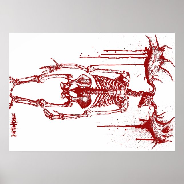 Wendigo Skeleton #2 Poster (Vorne)