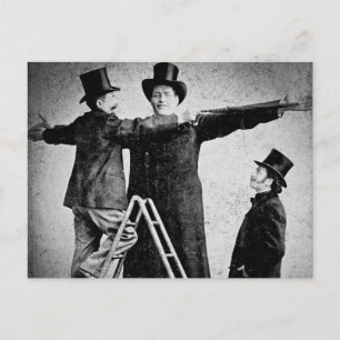 Wendt Cabinet Card Riant Circus Freak Sideshow Postkarte