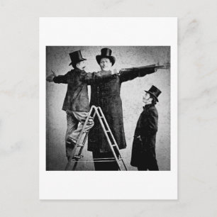 Wendt Cabinet Card Riesen Zirkus Freak Sideshow Postkarte