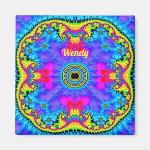 WENDY ~ 3D-Fraktal Design Fluoro Shades Magnet