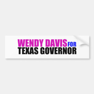 Wendy Davis für Texas-Gouverneur Autoaufkleber