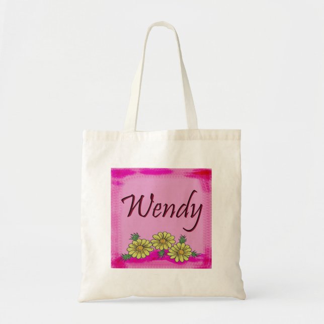 Wendy-Gänseblümchen-Tasche Tragetasche (Vorne)