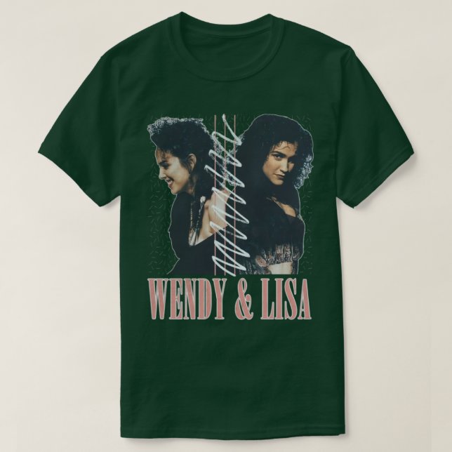 Wendy Lisa Retro Fan Design T-Shirt (Design vorne)