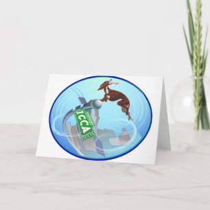 Wendy The Windy City Iggy Notecard Karte