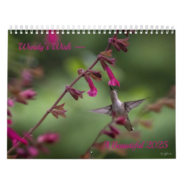 Wendy’ Wish 2025 18 Monate, mittlerer Kalender (Titelbild)