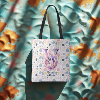 Wendy's Whimsical Bloom - Boho Floral Monogram W
