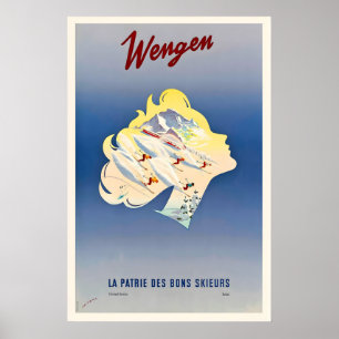 Wengen Oberland Bernois Schweiz Suisse Schweiz Poster