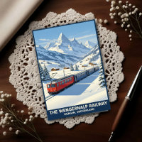 Wengen, Schweiz: Vintage Reisefotografien aus den