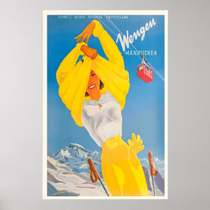Wengen Schweizer Schweiz Suisse Schweiz Berge Alpe Poster