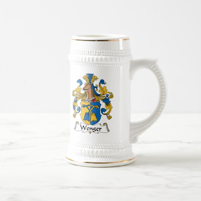 Wenger Familienwappen Bierglas (Rechts)
