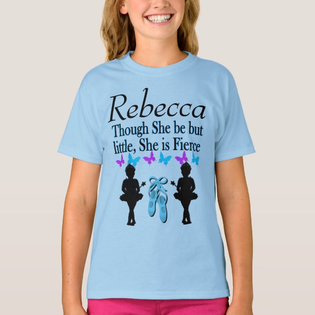 WENIG, ABER FIERCE BALLETT TANCER IM SHIRT ANGESCH (Vorderseite)