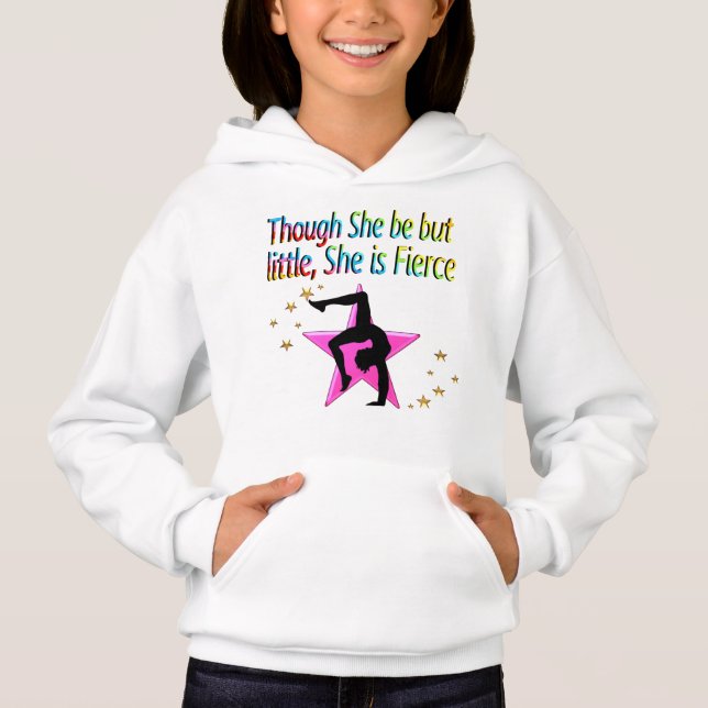 WENIG, ABER FIERCE GYMNAST HOODIE (Vorderseite)