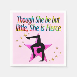 WENIG, ABER FIERCE GYMNAST SERVIETTE