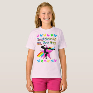 WENIG ABER FIERCE RAINBOW GYMNASTICS DESIGN T-Shirt