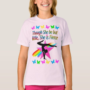 WENIG ABER FIERCE RAINBOW GYMNASTICS DESIGN T-Shirt