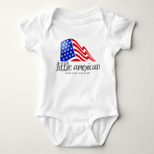 Wenig amerikanisch baby strampler