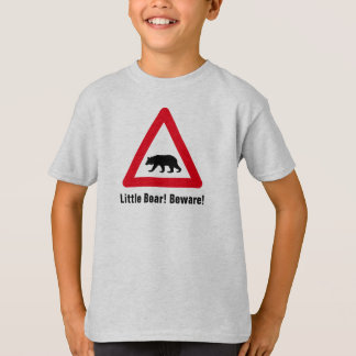Wenig Bär! Passen Sie auf! Verkehrsschild T-Shirt